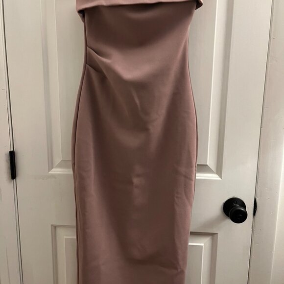 Babaton Figureknit™ Eyecatcher Dress Slim strapless double-layer crepe max XS - Picture 2 of 16